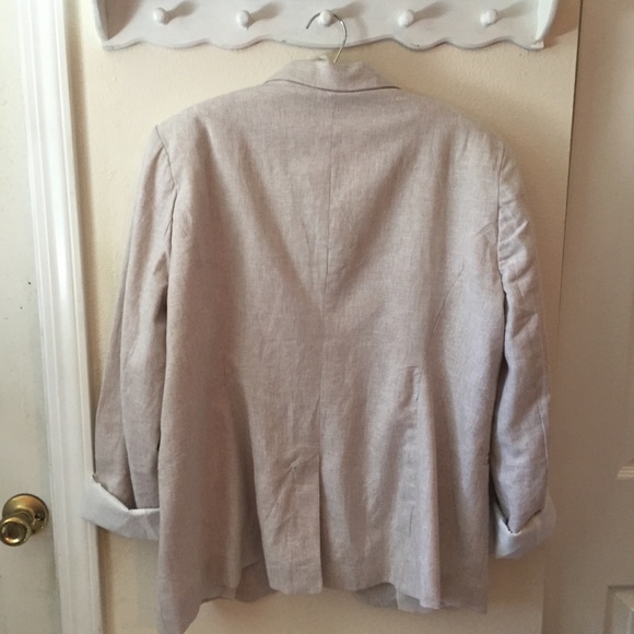 Dalia Cream Striped Blazer - Picture 2 of 8